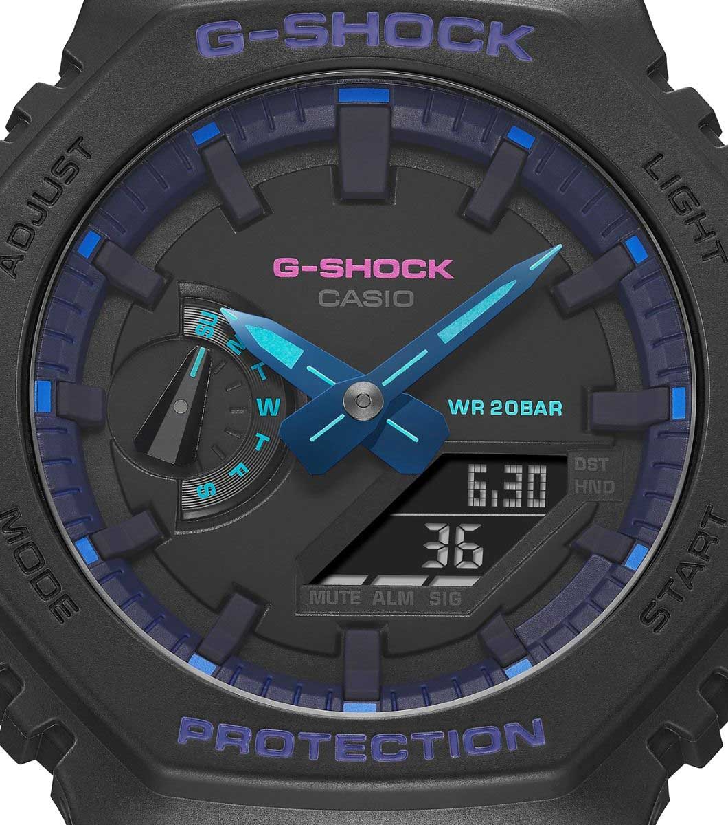 Часы Casio G-Shock GA-2100VB-1A — купить наручные часы в интернет-магазине  Ankerwatch.ru по цене 10 010 руб.